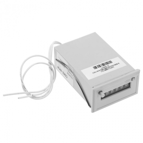 Compteur électromécanique Industriel CSK6-YKW - 6 Chiffres - Alimentation 12V DC - Pour Comptage D'impulsions